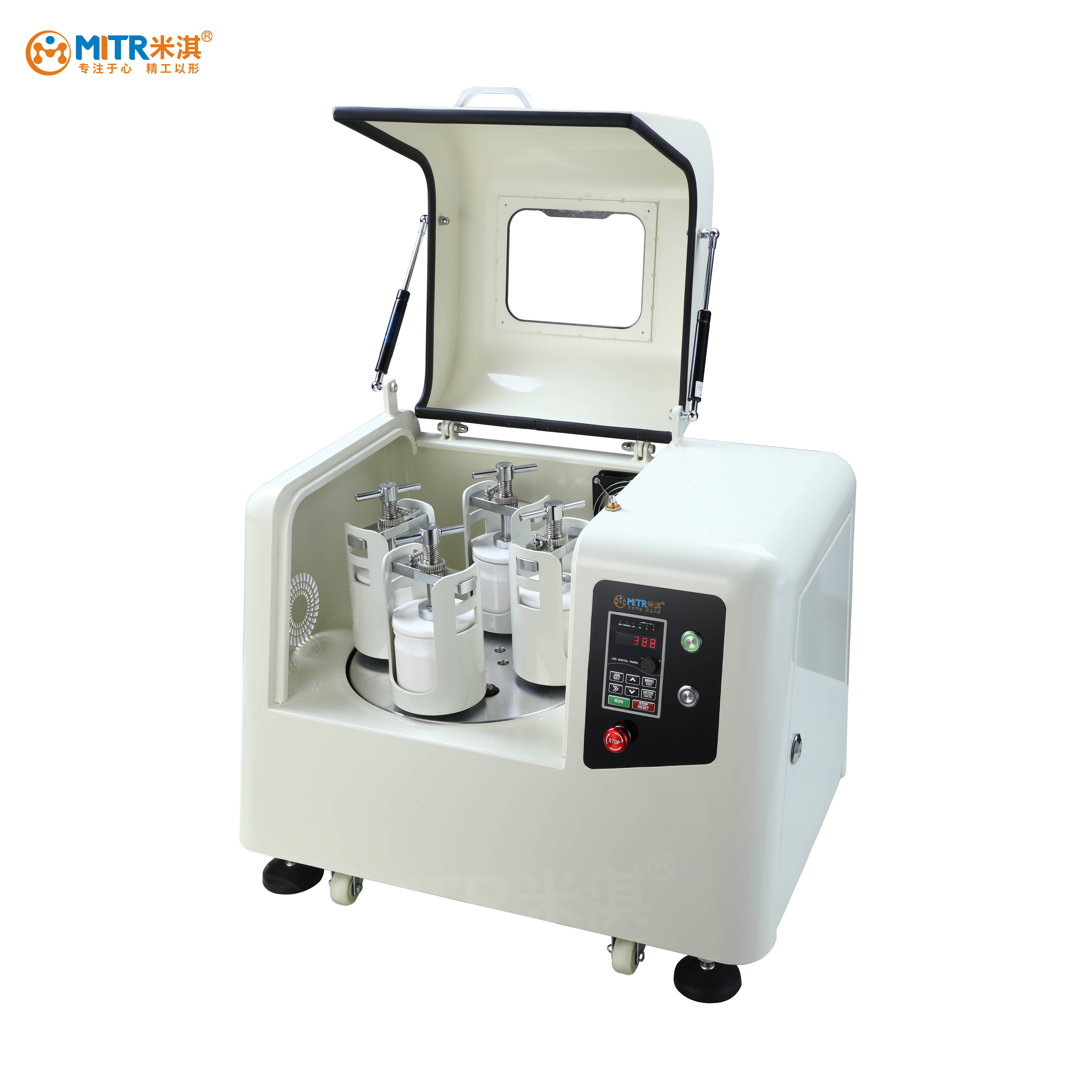 硅粉行星球磨机惰气保护干磨方案：防氧化、防冷焊、无金属污染